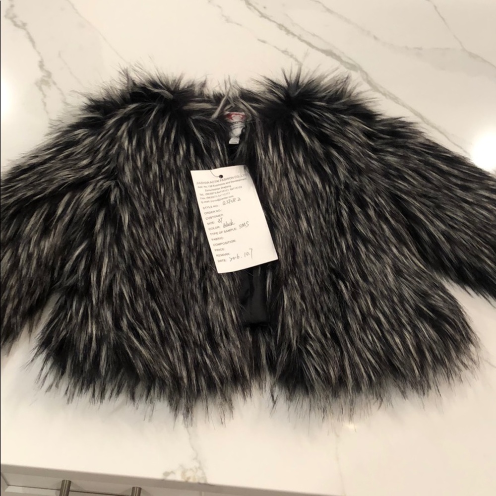 NWT Appaman faux fur girls coat